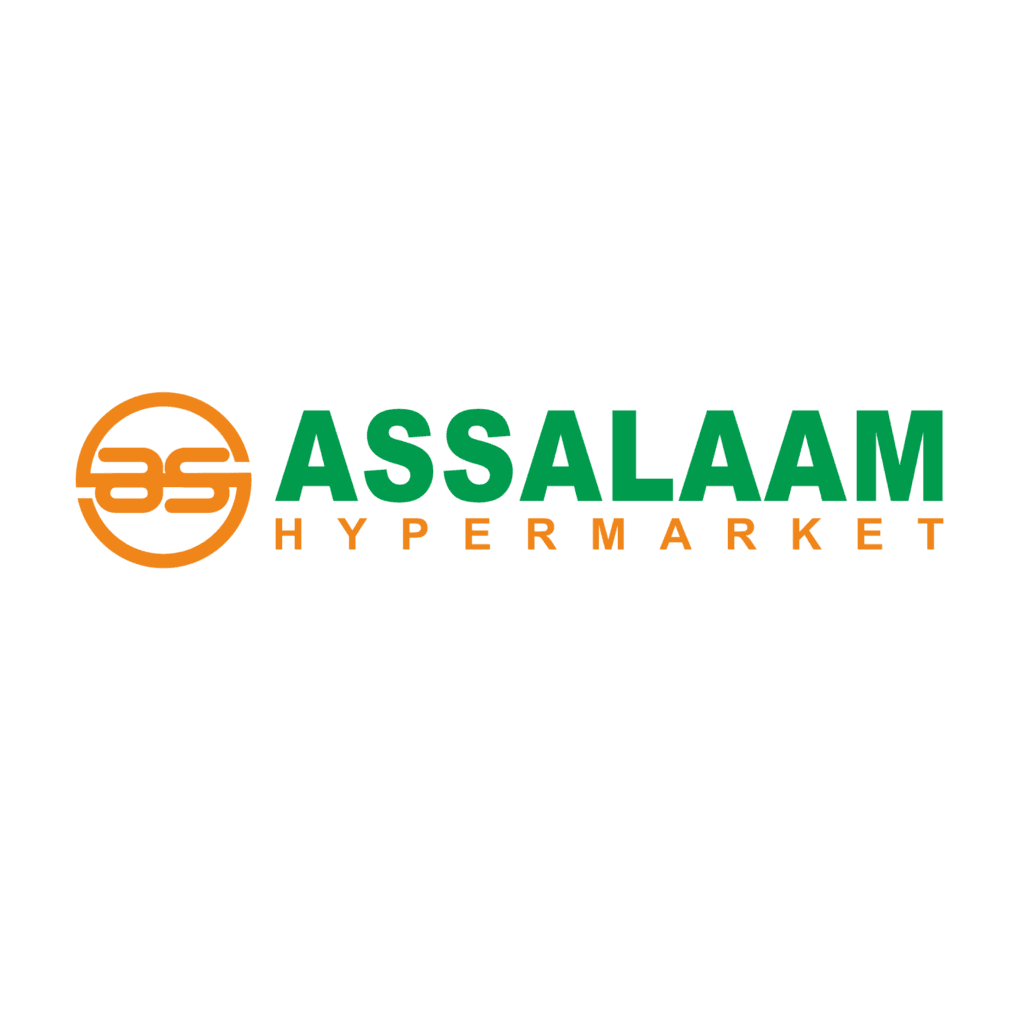Logo Assalaam Hypermarket, bagian dari kemitraan industri retail & distribution bersama Tiga Serangkai University.