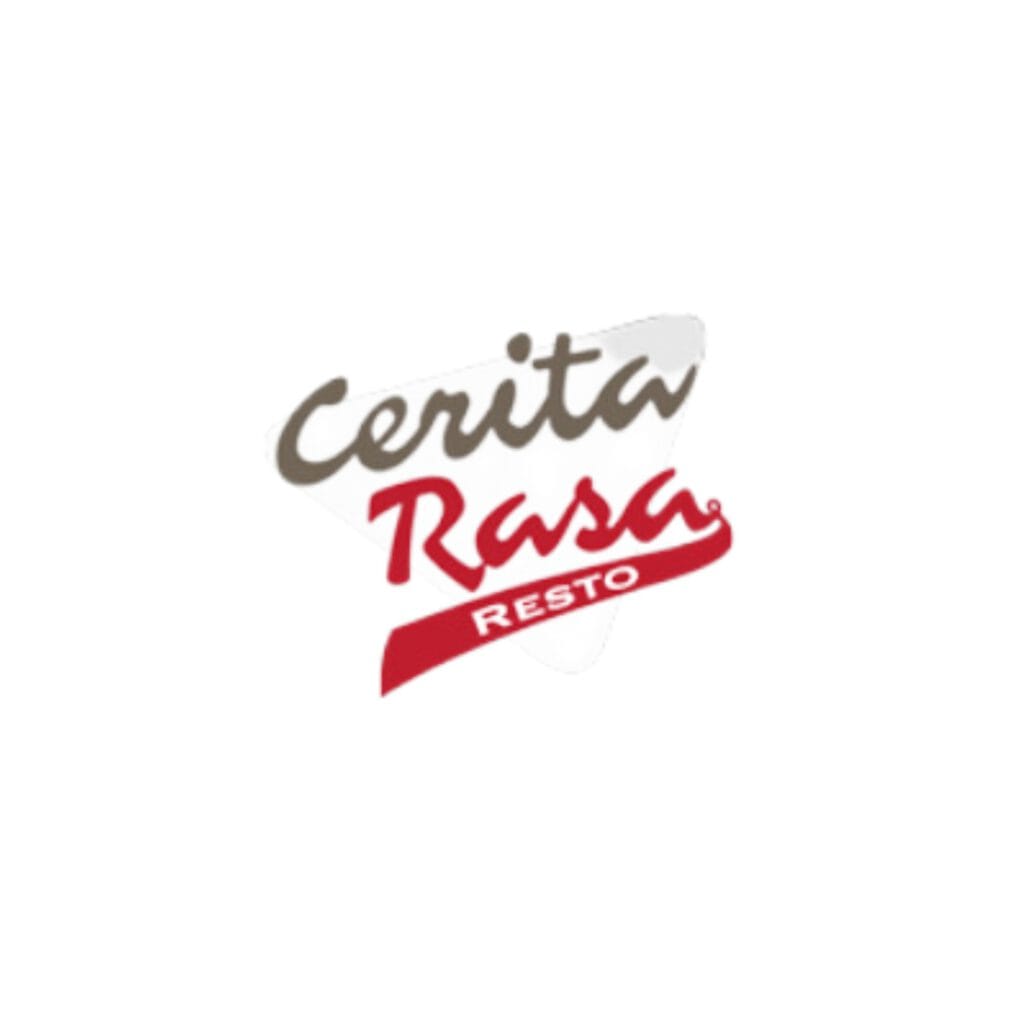 Logo Cerita Rasa, representasi kolaborasi sektor jasa & layanan bersama Tiga Serangkai University.